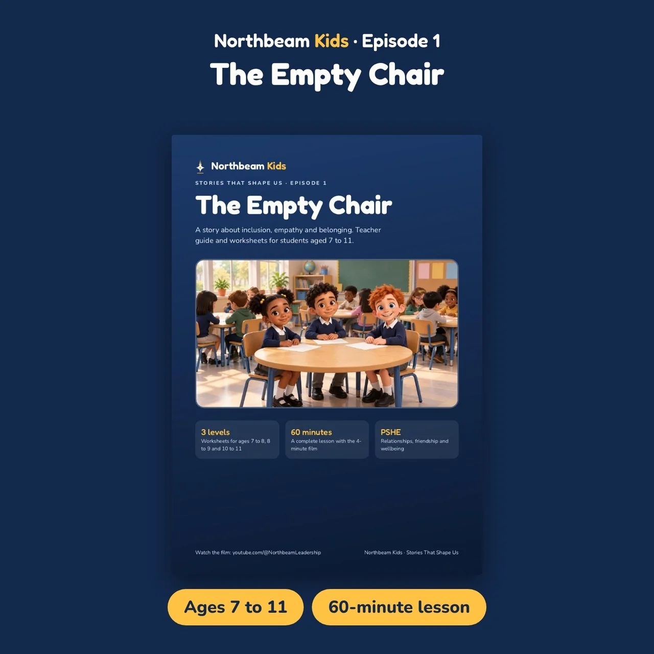 The Empty Chair: Inclusion and Belonging SEL Lesson, Ages 7 to 11