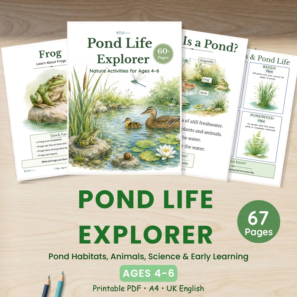 Pond Life Explorer Activity Pack | Nature Study & Science Activities