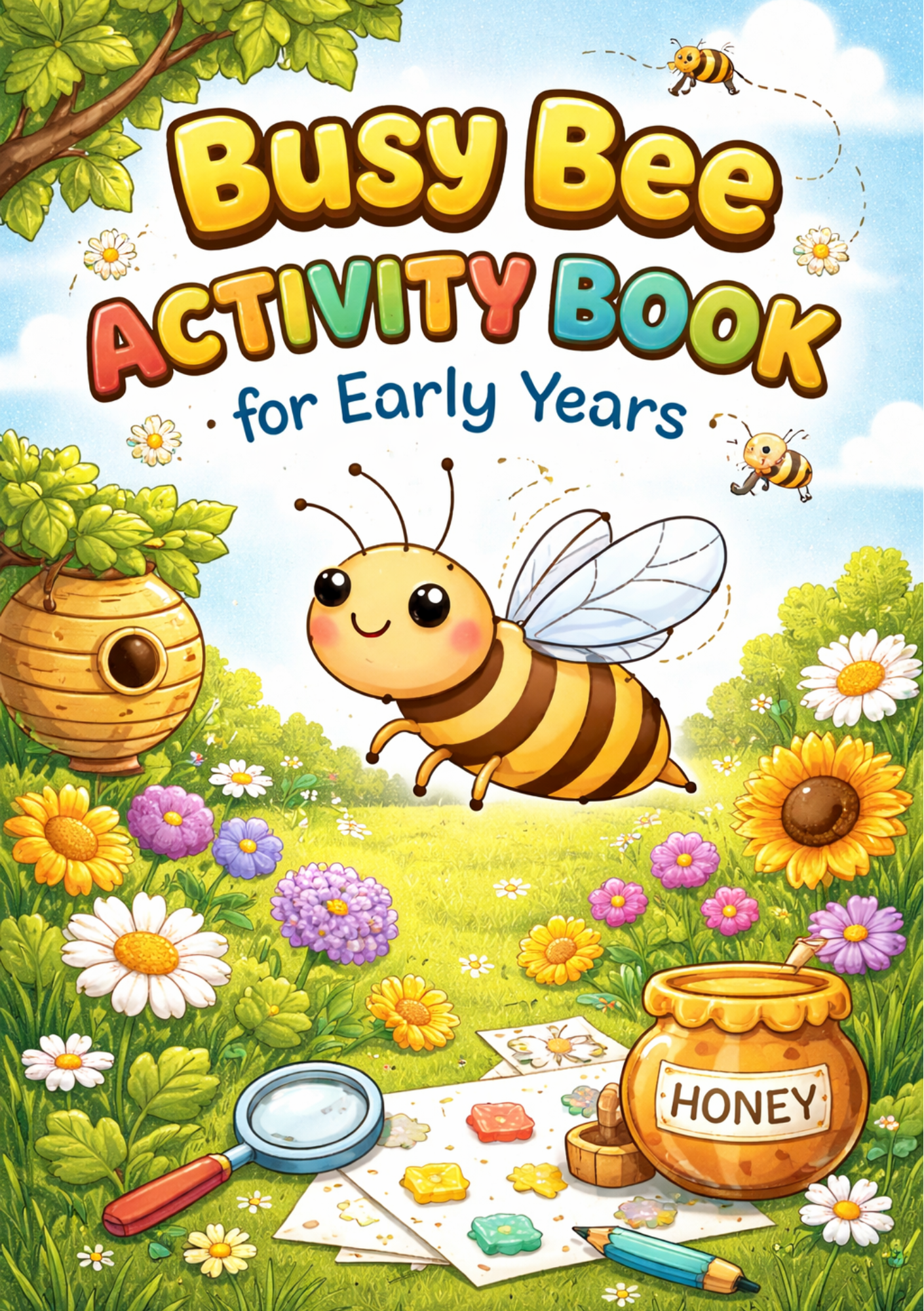 Busy Bees Booklet - Early Years Fast Finishers Activities - Maths - Writing