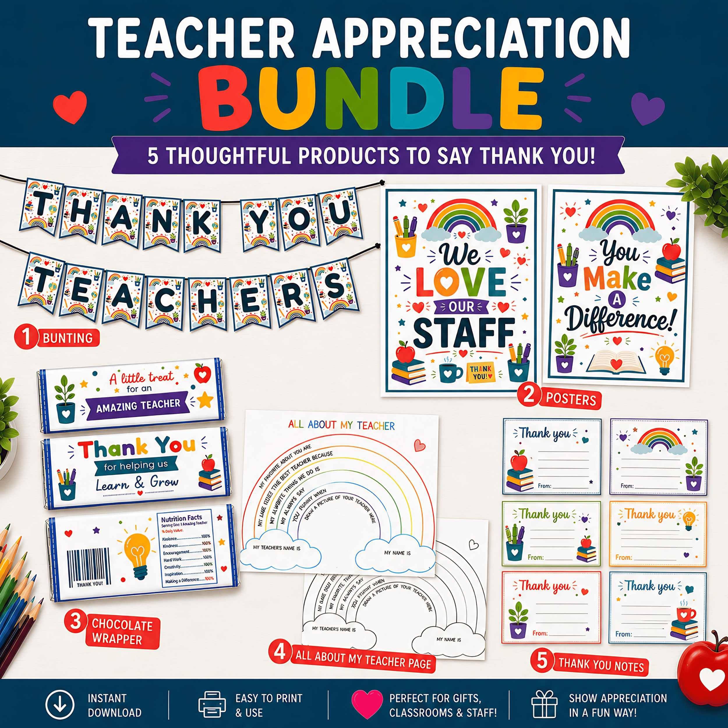 Teacher Appreciation Bundle