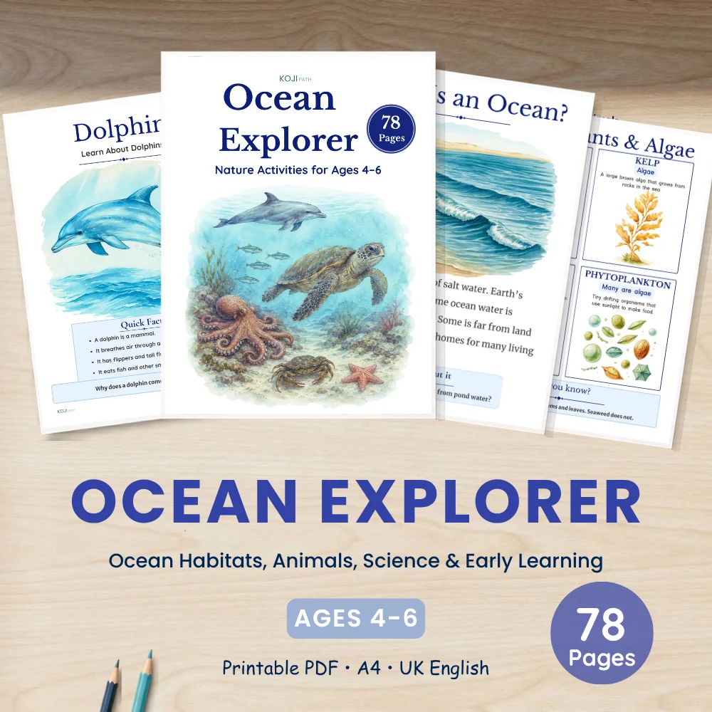Ocean Explorer | Ocean Animals & Habitats Activities | Science Worksheets