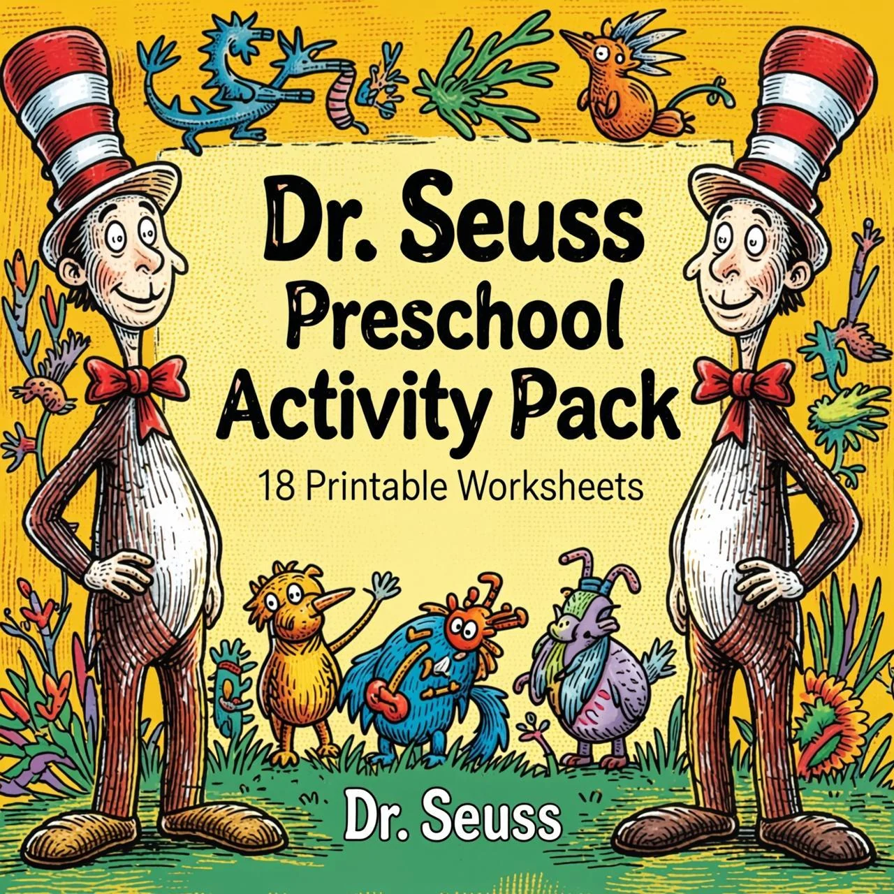 Dr Seuss Worksheets for Preschool