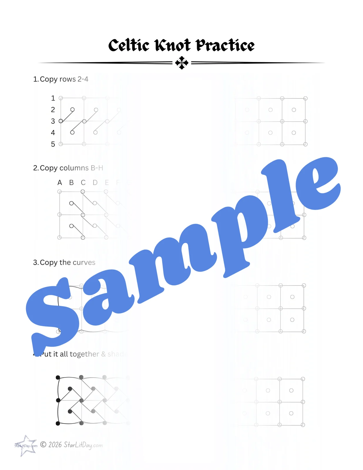 How to Draw Celtic Knots