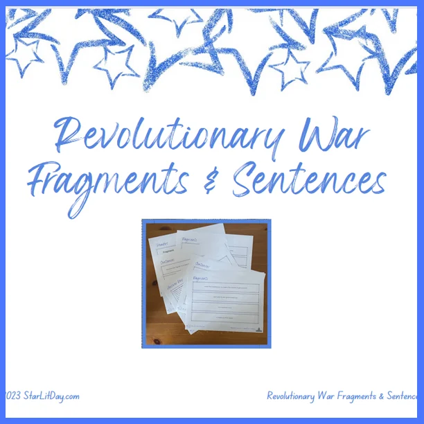 TWR - Fragments & Sentences - American Revolution