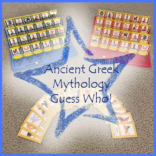 Ancient Greece Gods and Goddesses Guess Who Cards (Classic Edition)