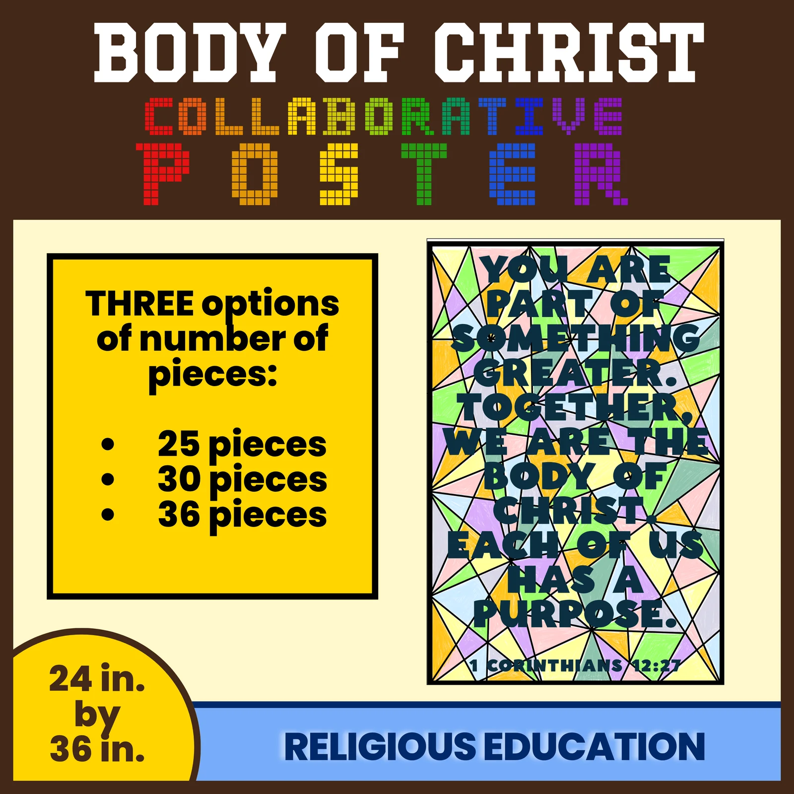Collaborative Poster - 1 Corinthian 12:27