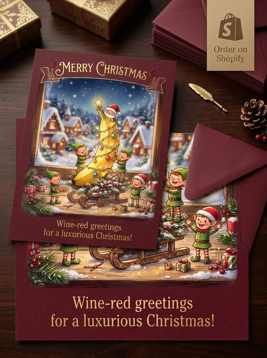 Family Christmas Cards Printable Pack