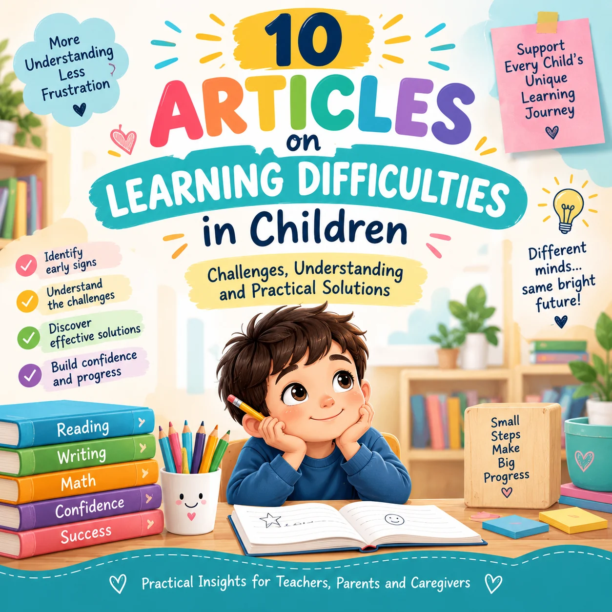 Learning Difficulties in Children : 10 Challenges & Practical Strategies
