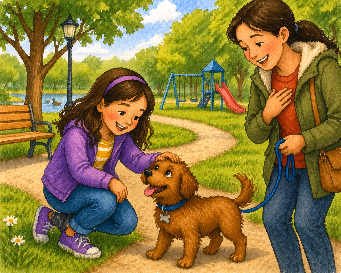 Grade 1 to 2 Reading Comprehension Quiz - The Friendly Dog - Supported Learning Quiz