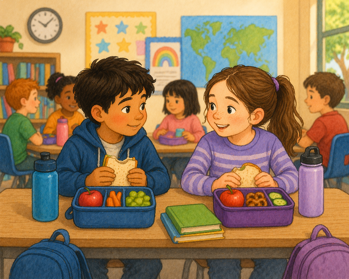 Grade 3 Reading Comprehension Quiz - The New Student - Supported Learning Quiz