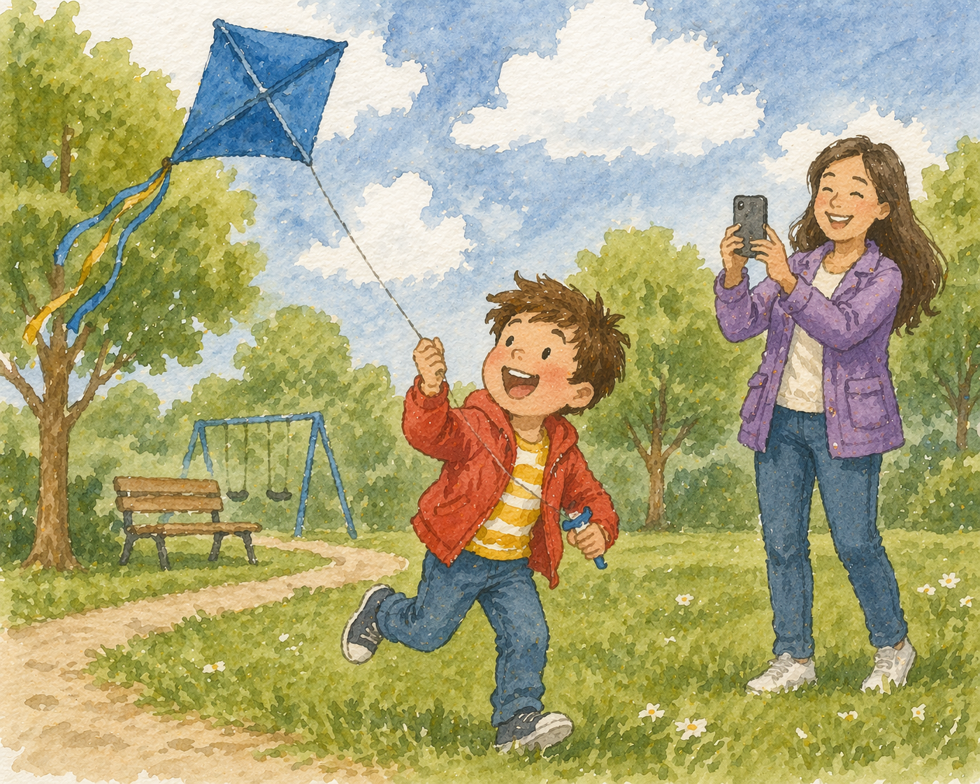 Grade 1 to 2 Reading Comprehension Quiz - The Big Kite - Supported Learning Quiz