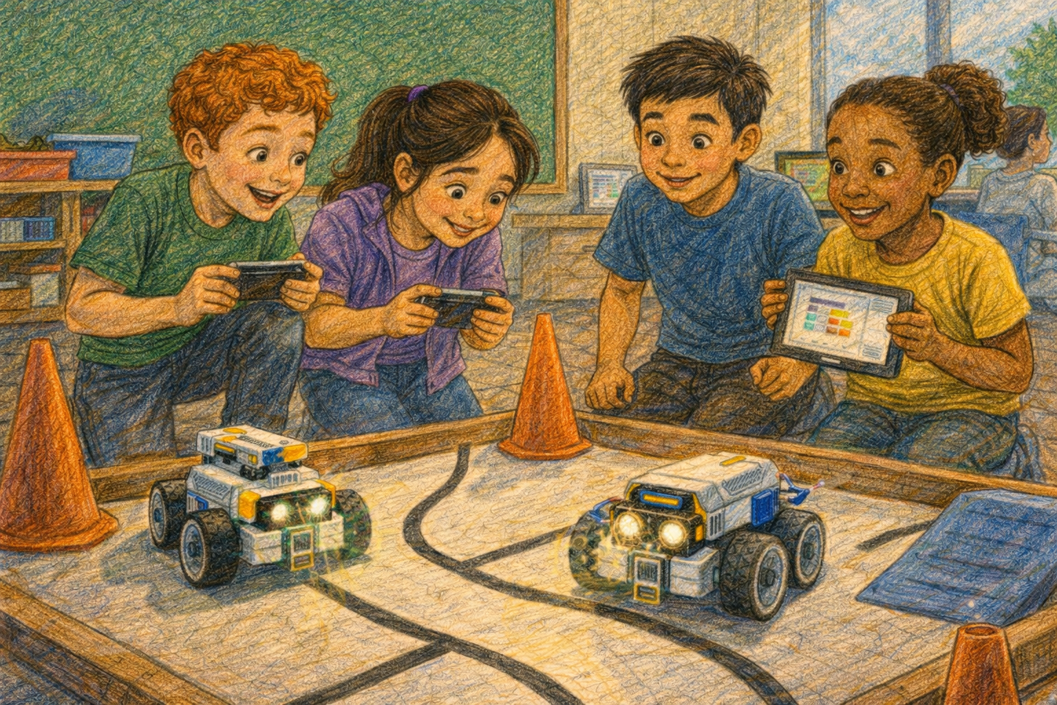 Grade 5 to 6 Reading Comprehension Quiz - The School Robotics Club - Supported Learning Quiz