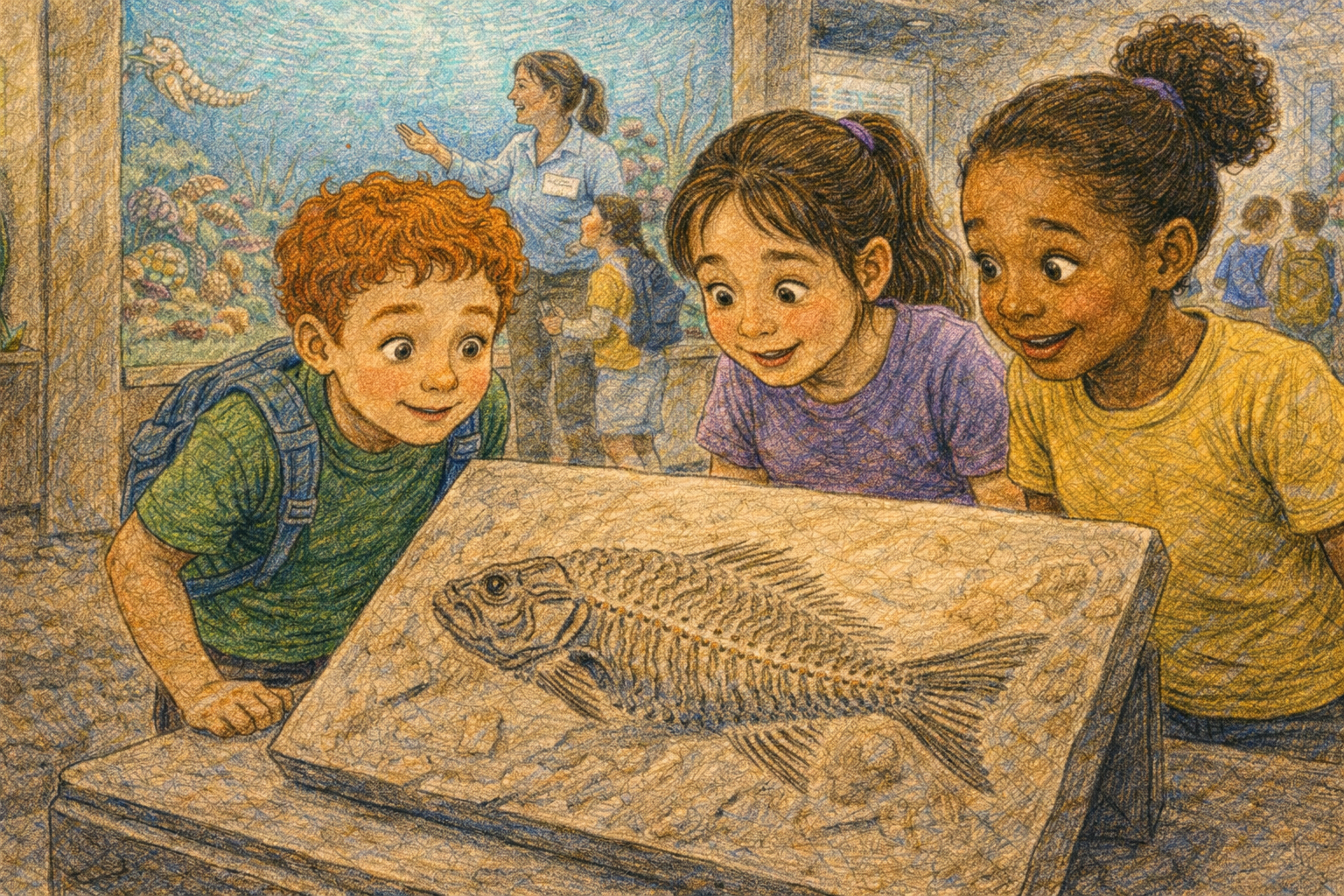 Grade 5 to 6 Reading Comprehension Quiz -  The Ancient Fossil - Supported Learning Quiz