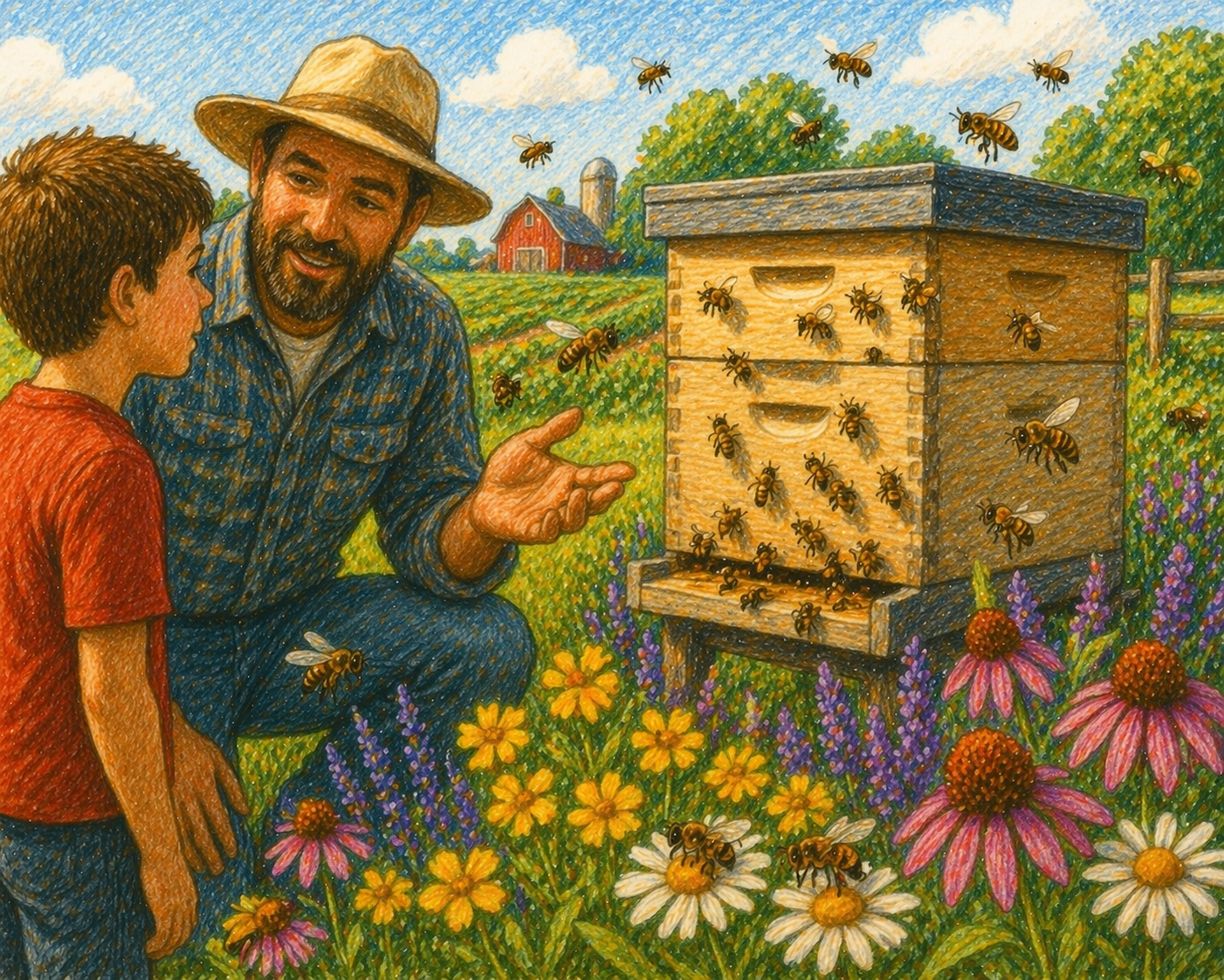 Grade 4 Reading Comprehension Quiz - The Busy Beehive - Supported Learning Quiz