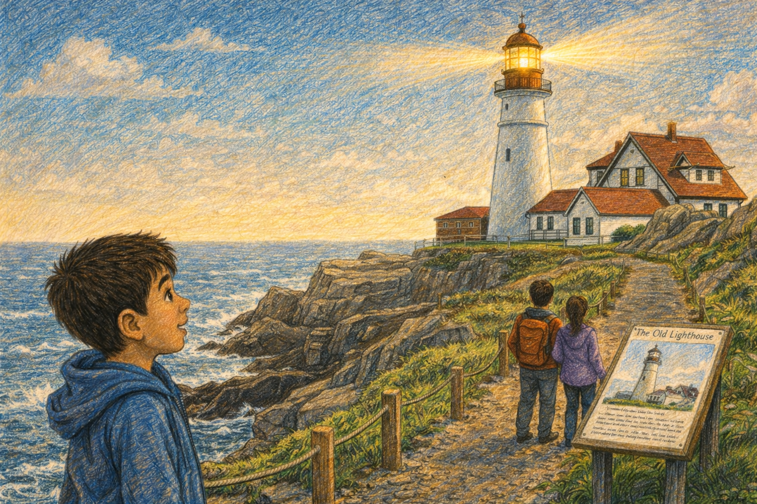 Grade 5 to 6 Reading Comprehension Quiz - The Old Lighthouse - Supported Learning Quiz