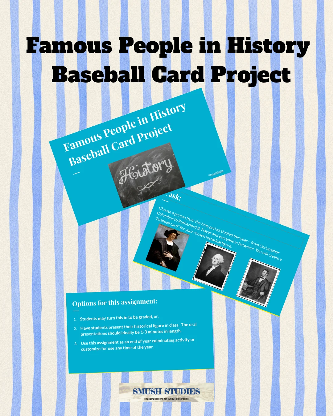 Baseball Card Project: Famous People in History