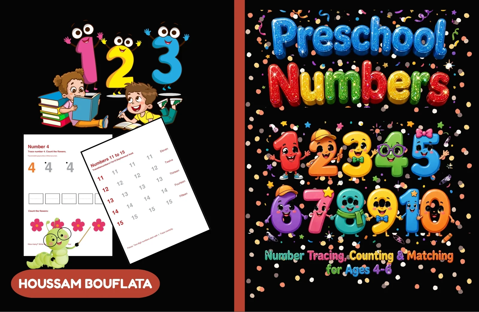preschool number : number tracing, counting & matching activities for ages 4–6