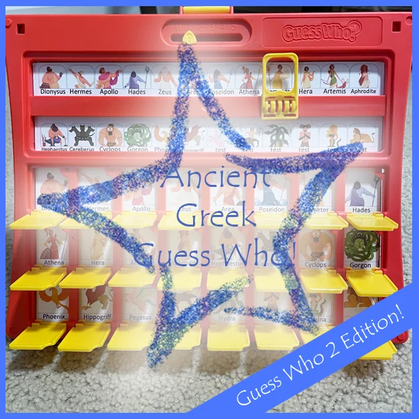 Ancient Greece Gods and Goddesses Guess Who Cards (New Edition)