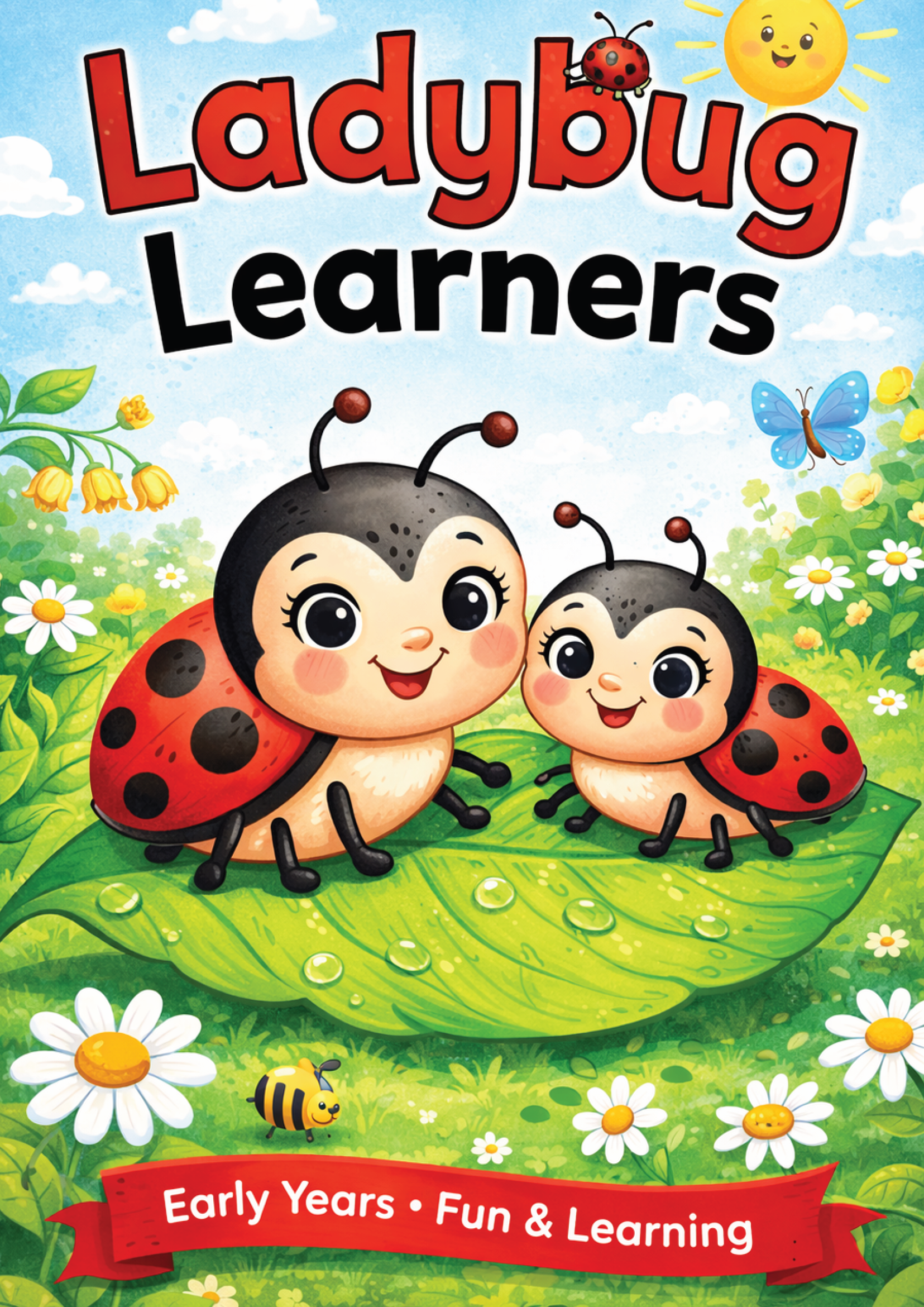 Ladybug Learners Booklet - Early Years, Literacy, alphabet, counting -Activities