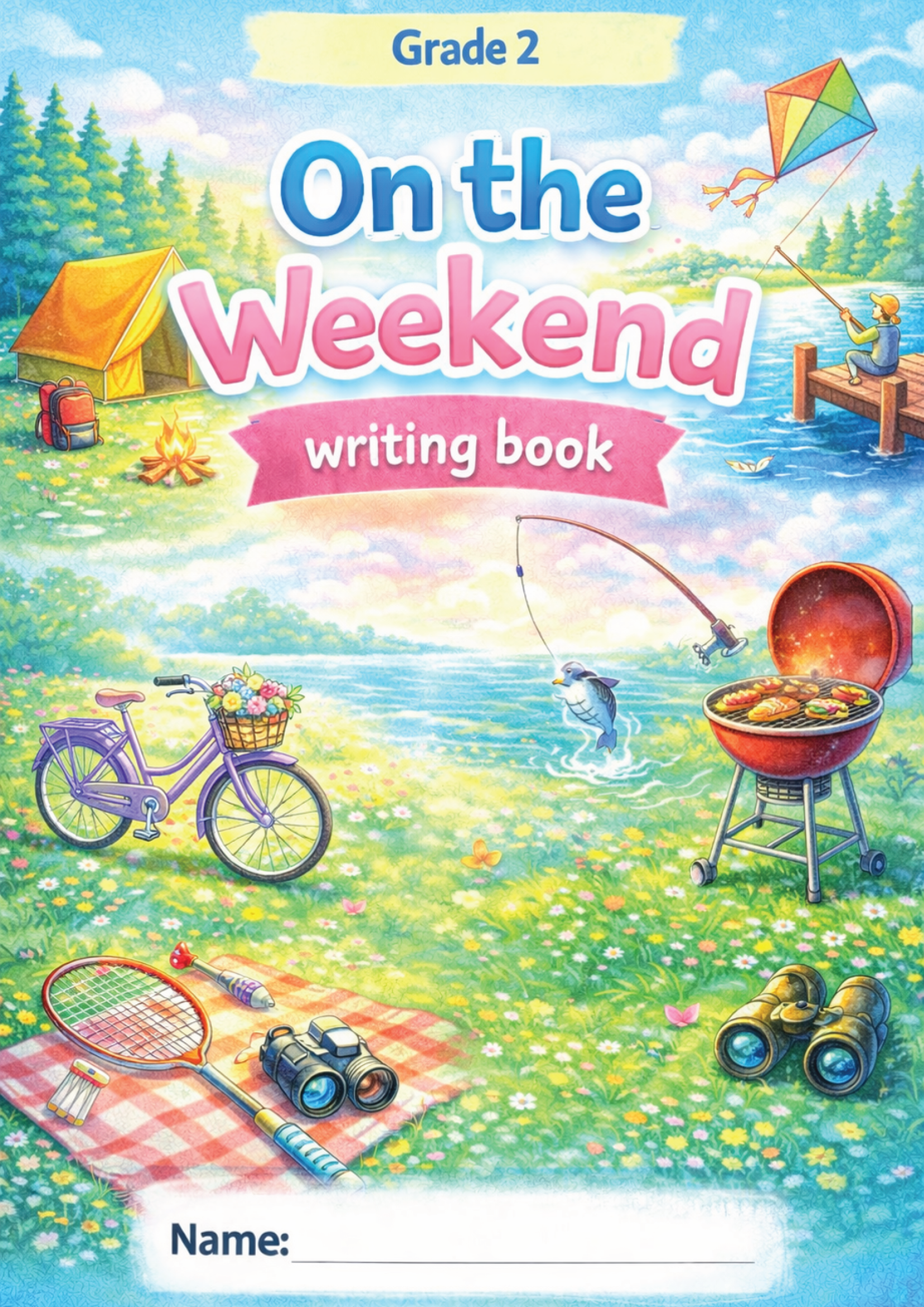 On the Weekend - Writing Book - Grade 2 - Full Year Writing Activity