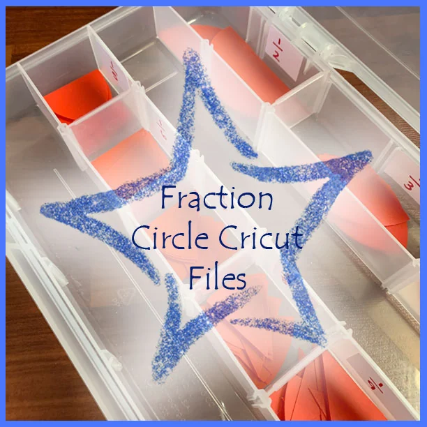 Montessori Fraction Circle Cricut (svg) Files