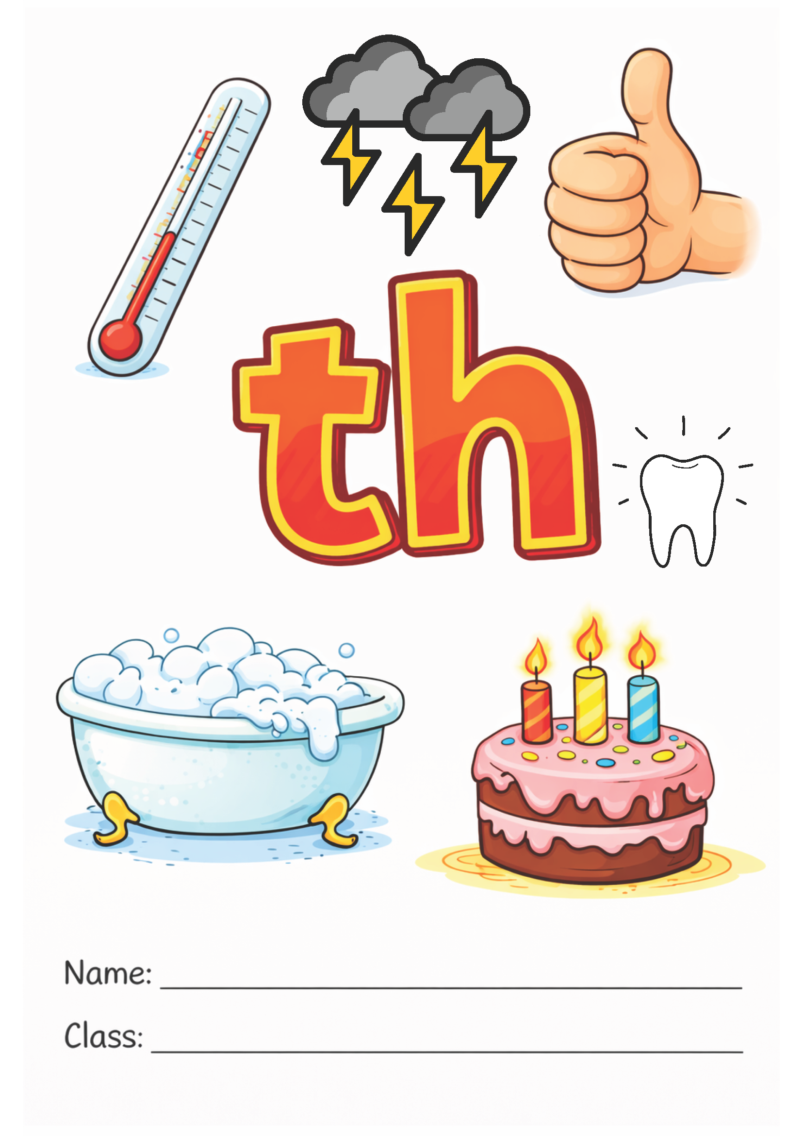 Th Blend Phonics Activity Booklet