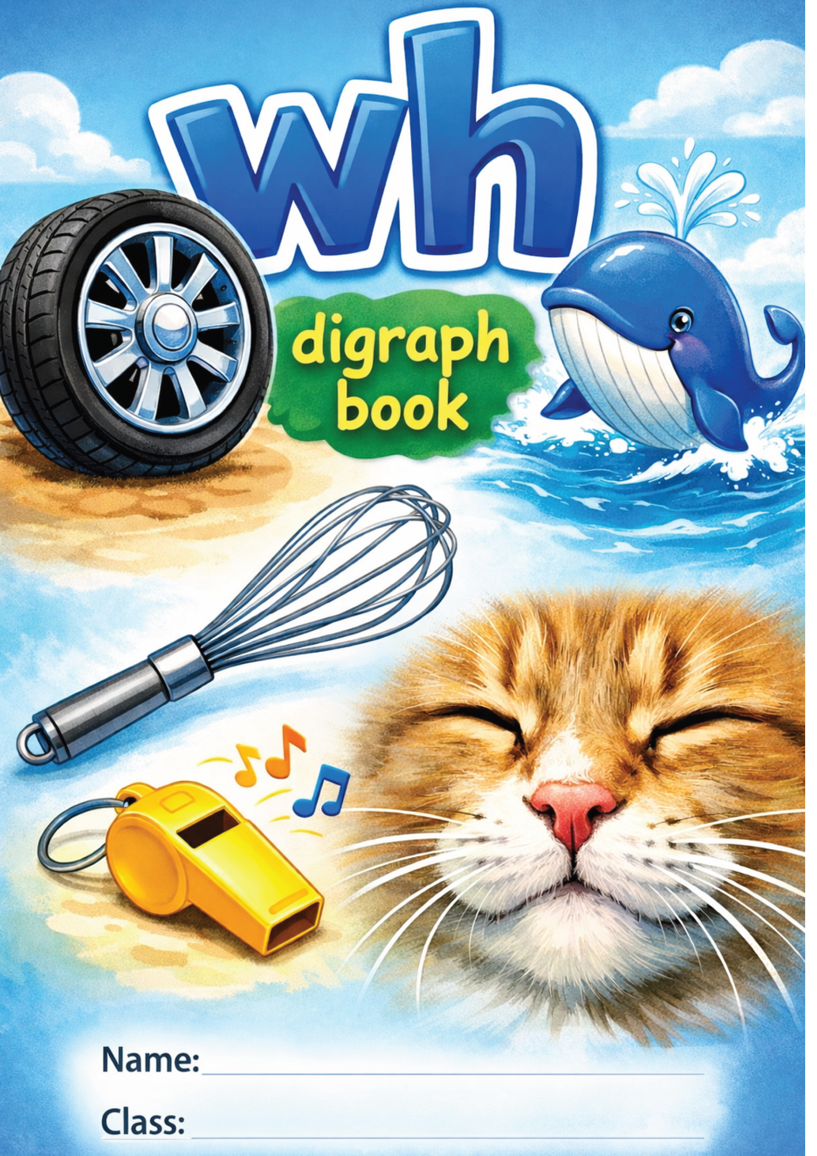 WH Digraph Book | Phonics & Early Literacy Activities