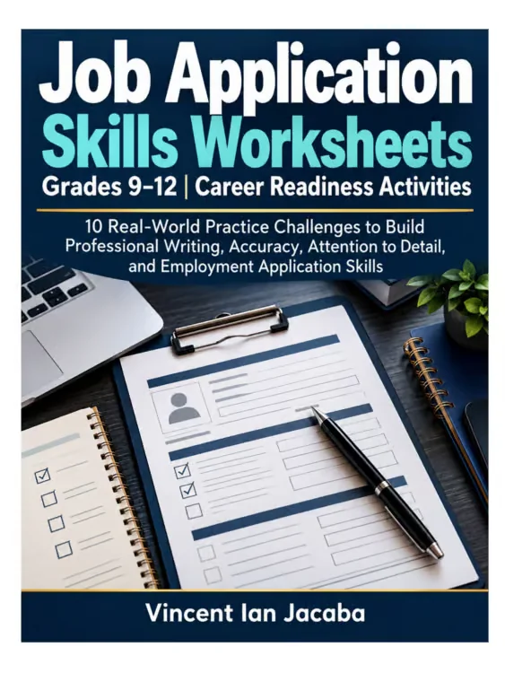 Job Application Skills Worksheets for Grades 9–12 | Career Readiness & Employment Skills