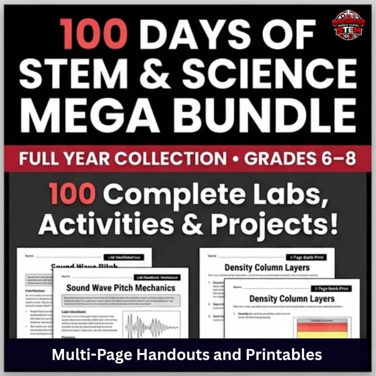 100 Days of STEM & Science Mega Bundle | 100 Complete Labs, Activities & Project