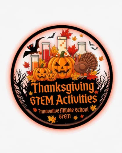 Thanksgiving STEM Challenges Bundle (THX01-THX05) | Middle School EDP Labs
