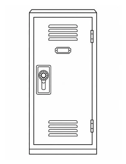 Back to School Locker Decorating Activity | Free Student Coloring Page