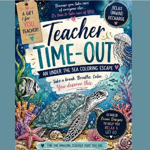 FREE FREE FREE Teacher Time-Out: An Under the Sea Coloring Escape