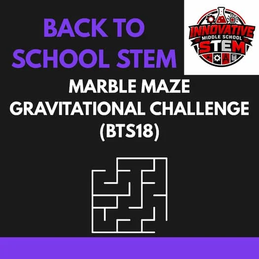 Back to School STEM Activity: Marble Maze Gravity Challenge (BTS18) | Physics