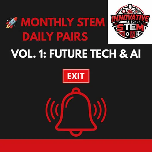 20-Day STEM Bell Ringers & Exit Tickets Bundle: Future Tech & AI (Vol. 1)