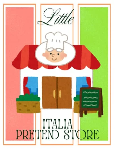 Italian Restaurant Dramatic Play | Pretend Play Pasta Shop | Life Skills, Math