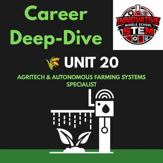 Unit 20: Agritech & Autonomous Farming System Specialist | STEM Career Deep-Dive