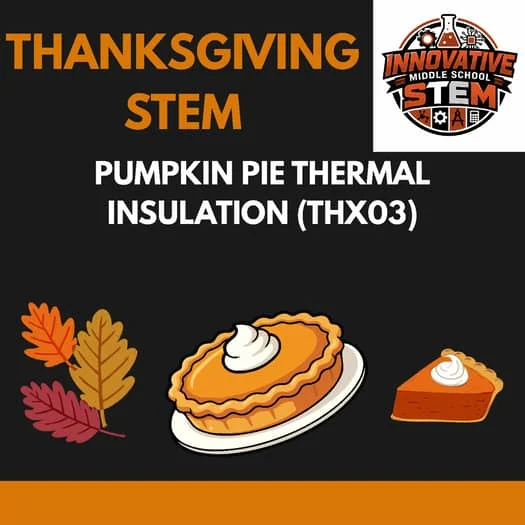 Thanksgiving STEM Activity: Pumpkin Pie Thermal Insulation (THX03)