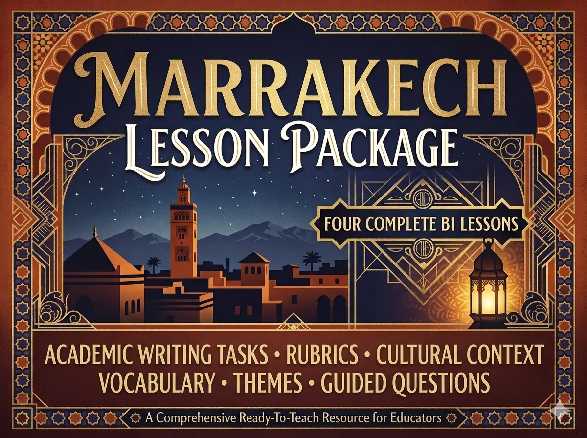 Marrakech Academic Writing Tasks: Eight Tasks