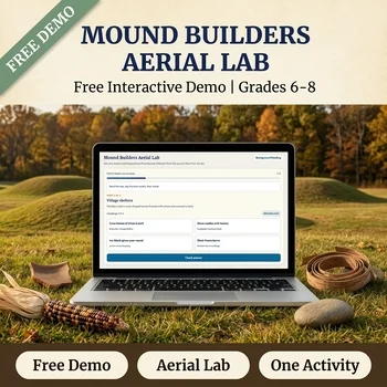FREE Mound Builders Aerial Lab | Native American Nations Interactive