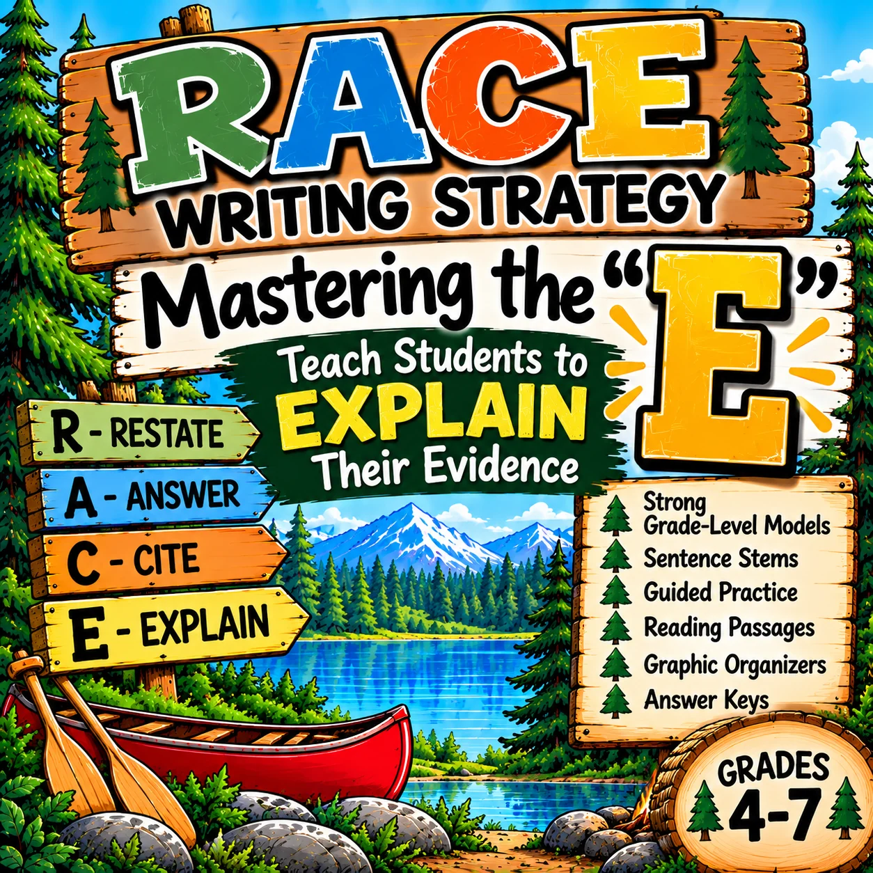 RACE Writing Strategy: Mastering the E (Explain) | Grades 5–7