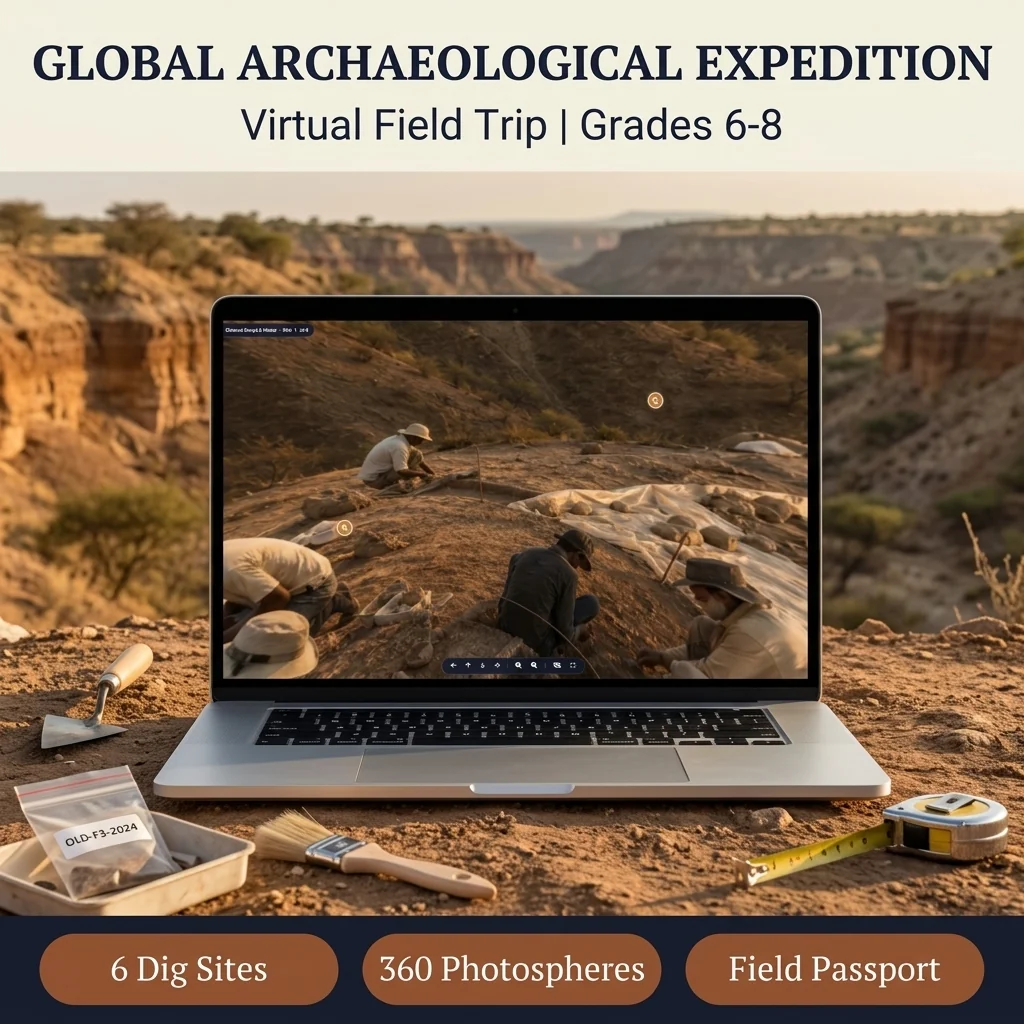 FREE Daily Life in Prehistory Virtual Field Trip | Grades 6-8